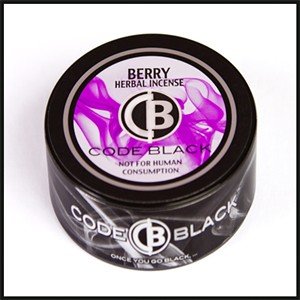 Code Black Berry herbal incense