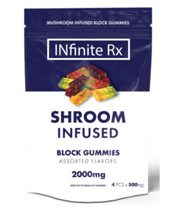 INfinite Rx Shroom Infused Block Gummies Edibles (2000mg)