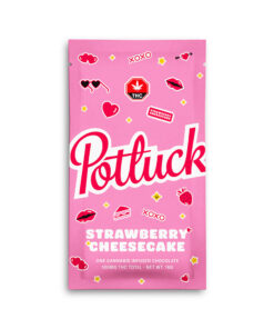 Potluck Strawberry Cheesecake Chocolate Bar